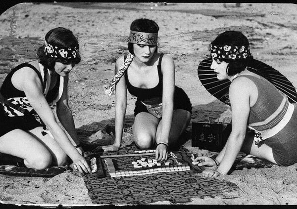 This started with my being aesthetically offended by these tiles and their maker's "not your grandma's mahjong" attitude.But what's more interesting is the rabbit hole I fell down about mahjong's popularity in America since the 1920s, especially among Jewish women.