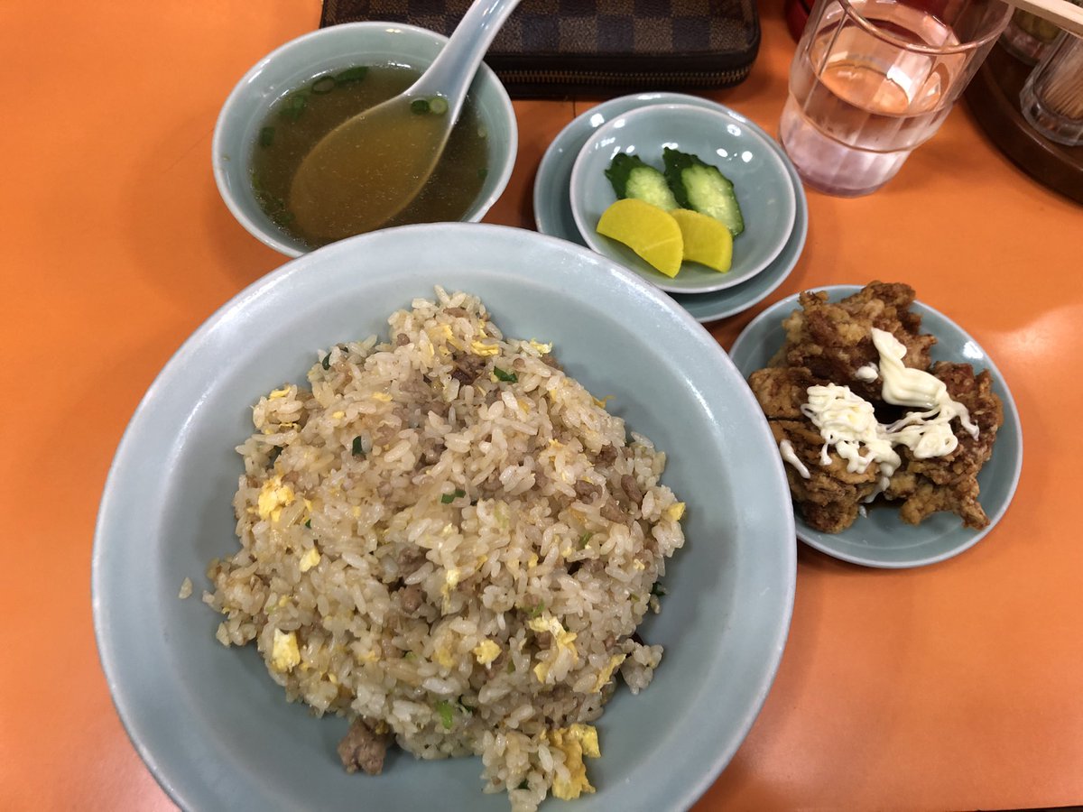 たぬきねこ ポケモンgo岡山tl44青 天満屋のグッチは対象外と知って溢れかえった憎悪によって闇堕ちしそうになったたぬきねこを救ったのは 宝来軒の太平セット チャーハン 唐揚げ スープ 漬物 でした