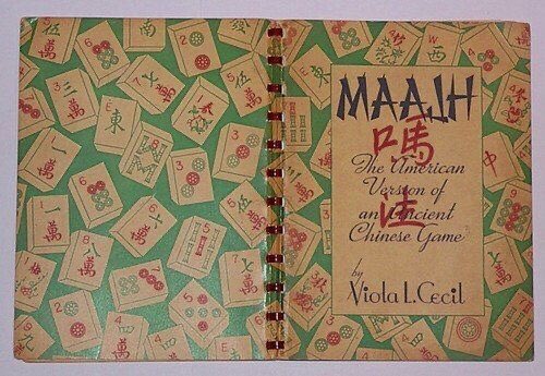 Also fascinating to me is how few Chinese faces and names there are in the ephemera, how despite this being a great intersection of culture it is not one of people.I also note that the rules have diverged completely. (Photos from  https://mahjonggandme.com/&nbsp;)