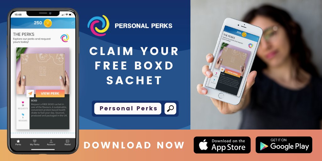 TheWorkPerk's tweet image. BOXD sachets contain ethically &amp;amp; locally sourced protein that's formulated to boost women's health - and the packaging is fully recyclable! 🏃‍♀️💪♻️ Download the Personal Perks app now and request a free @boxdhealthuk sachet now! #PersonalPerks #BOXD4ME #BOXD