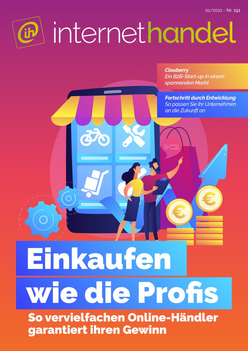 INTERNETHANDEL_'s tweet image. Auf Glück und gute Geschäftszahlen zu warten ist keine Option, wenn Ihr Business erfolgreich werden soll. In der neuesten Ausgabe von Internethandel.de erfahren Sie aus erster Hand, wie Sie Produkte zu optimalen Konditionen einkaufen werden!👍
internethandel.de/leseprobe-lese…