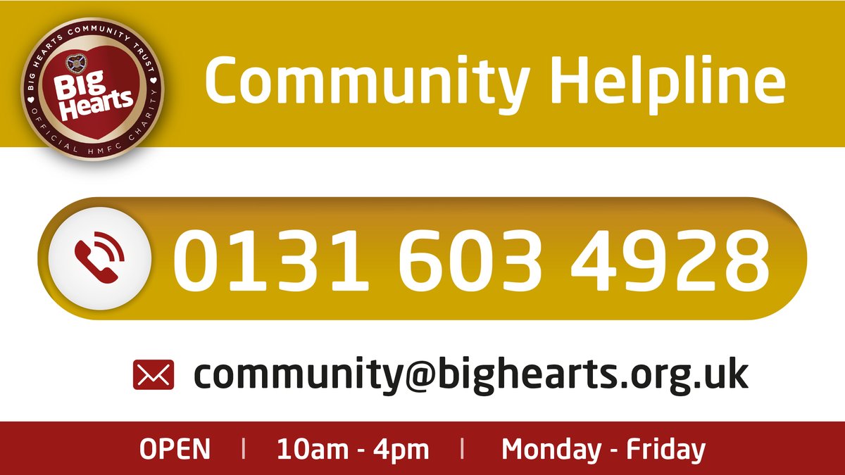 Our COMMUNITY Helpline can provide advice &amp; support over the phone to volunteers, supporters &amp; programme participants at risk of loneliness &amp; poverty.