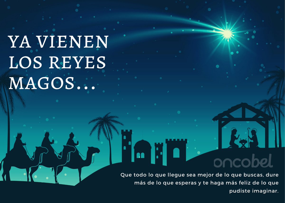 Oncobel's tweet photo. 🎼Ya vienen los Reyes Magos, ya vienen los Reyes Magos...
La Noche de Reyes es noche de ilusión, no lo dejes solo en un intercambio de regalos, haz que sea una noche muy especial.
#Oncobel https://t.co/d9Bp1BZ7UX