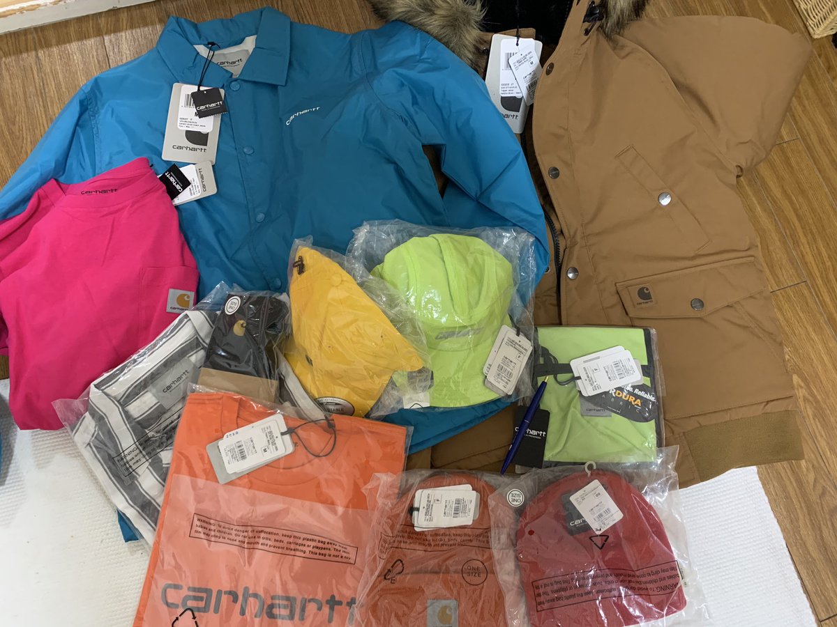 カーハート 福袋 開封の儀👍 ぶっちゃけかなり当たりだと思う