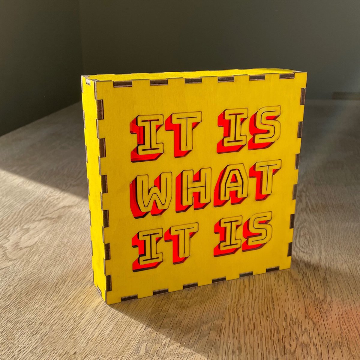 Wooden Glow Box £18 #itiswhatitis #lockdowngift #magical #glow