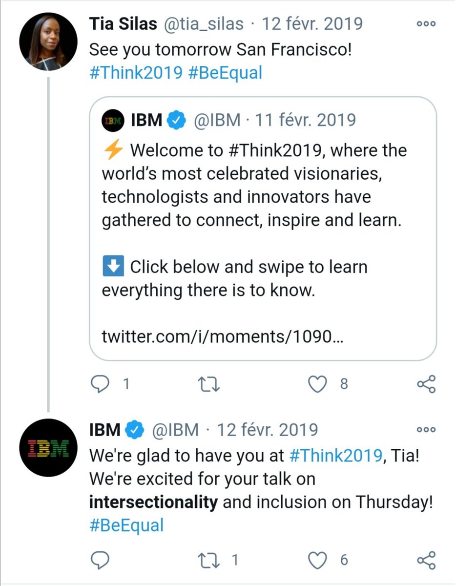 IBM est très excité de discuter d'intersectionnalité.