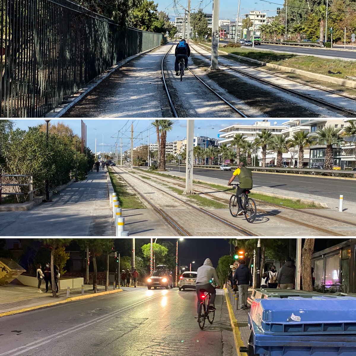 The indifference towards the pedestrian extends to every non-car user. I often saw bikers on the tram path—the only way to move seamlessly along the coast. Or they risked their lives to ride alongside cars. The bottom line is this: unless you’re in a car, get out of the way.