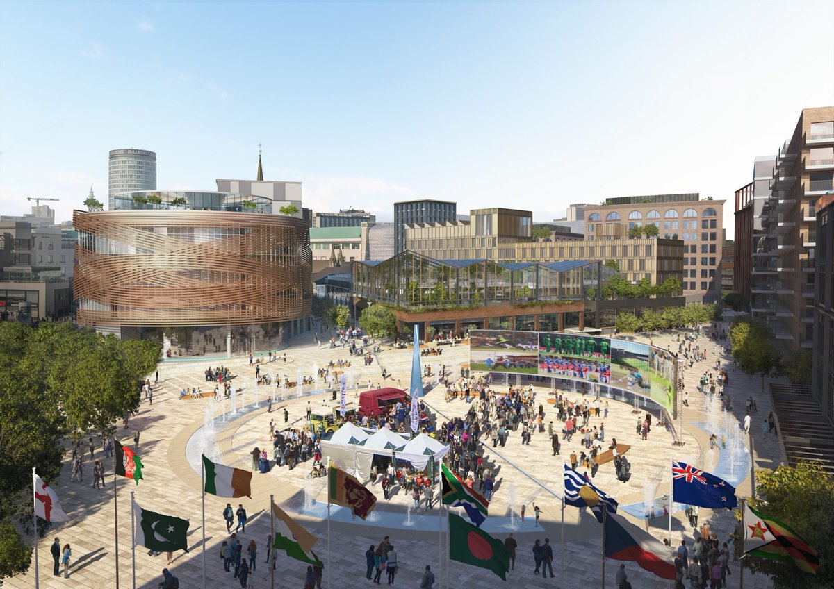 regeneration: the city is a mass of cranes, too many to list, but here's some of the standout projects:- Smithfield markets- Custard Factory expansion- Martineau Galleries regeneration- HS2- Key Hill Village- so many new towers- Two new TV & Film studios at BCU & Digbeth