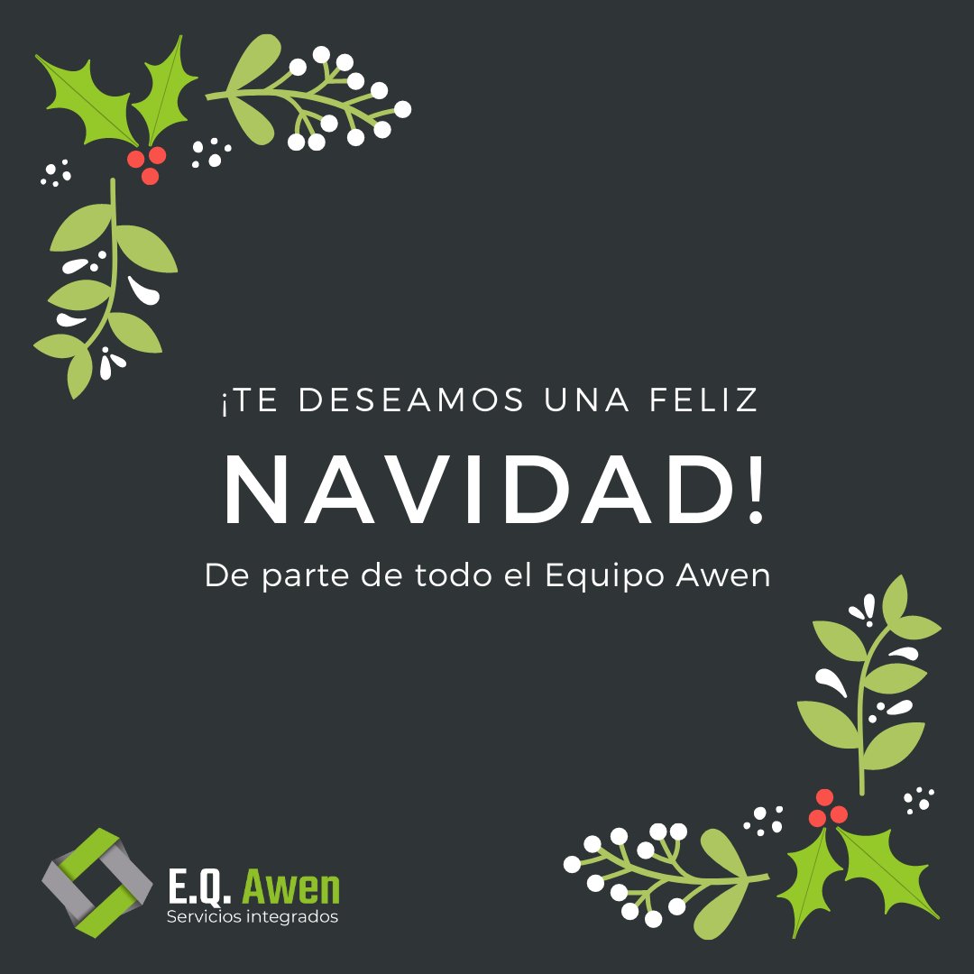 De parte de Equipo Awen les deseamos una muy feliz navidad! #eqawen #equipoawen #navidad #2020 #navidad2020