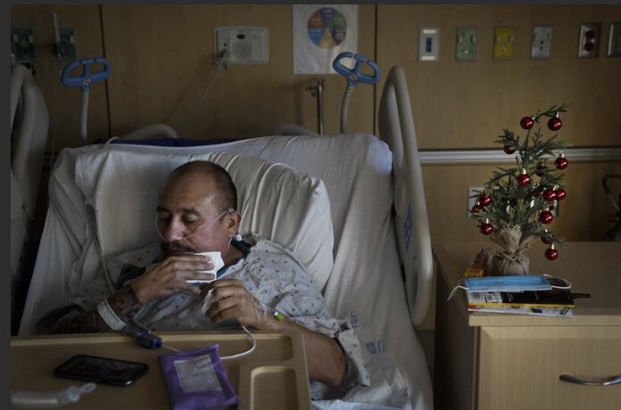 You can be our messenger, nurse Genyza Dawson tells her patients when -- if -- they get discharged. Dawson, who has a scar forming on her nose from the tight masks, begs them to spread the word.“Now you know how it is,” she tells them. “You were one of the lucky ones.”