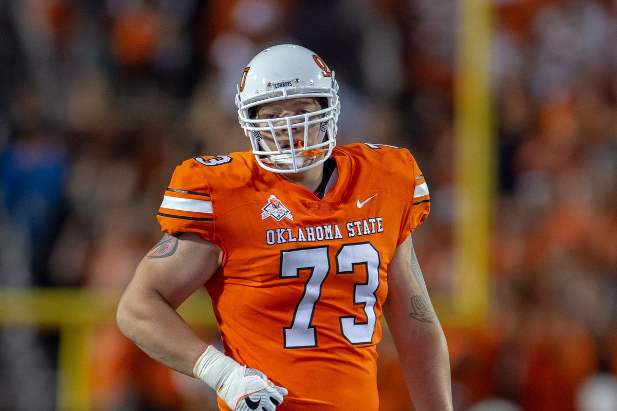 PFF_College's tweet image. Teven Jenkins hasn't allowed a QB sack since Week 11, 2018 (778 pass-block snaps)