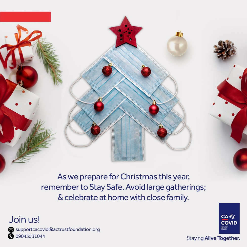 Make this holiday season special and COVID free by spending it indoors with your family and loved ones. Their safety is your responsibility and you can avoid contracting COVID-19 by social distancing and wearing your mask if you need to go outdoors. #CACOVID #StayingAliveTogether