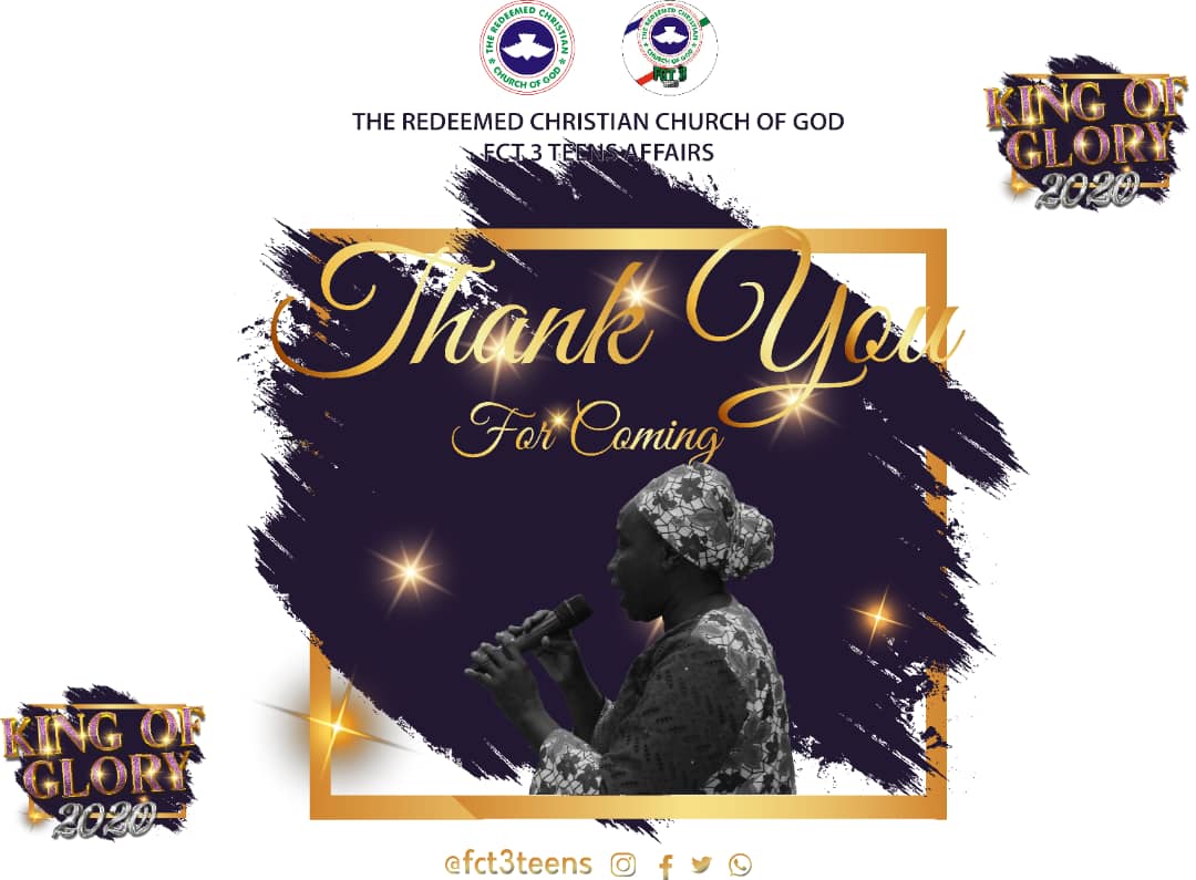 fct3teens's tweet photo. On behalf of the (Fct 3 Teens Executives)and the entire Workforce,
We will like to extend a vote of thanks to everyone that made it to GARMENT OF PRAISE 20 and to Our Mommies and Daddies &amp; the Teachers who supported us. 

Thanks to the I AM THAT I AM for making  G.O.P a success. https://t.co/Vxbgkr3x6n