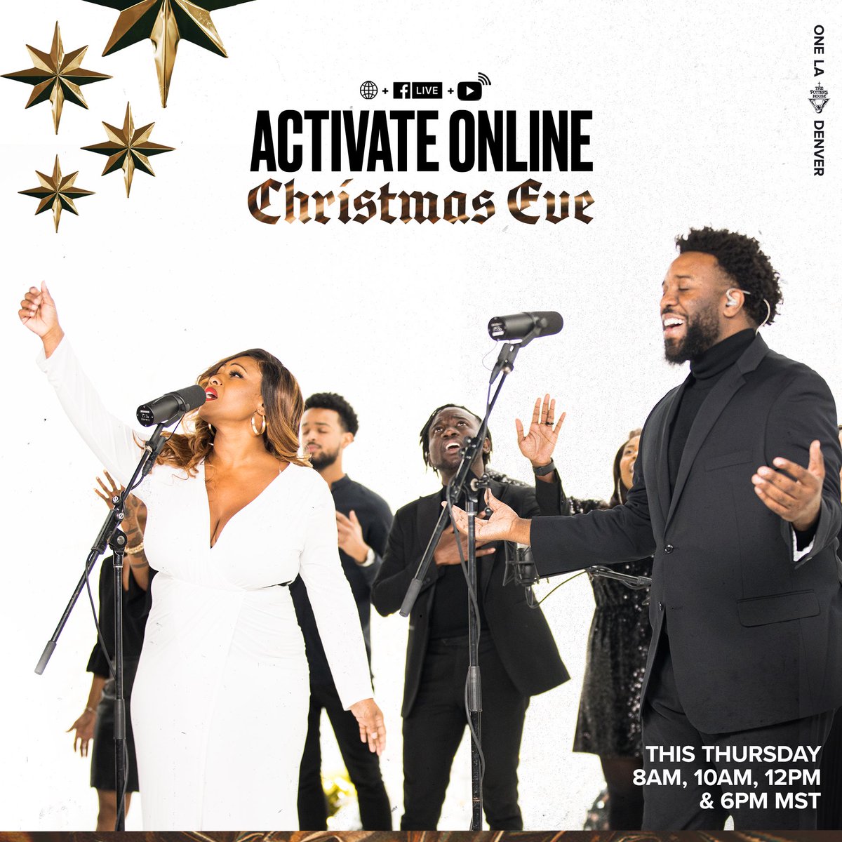 ✨ CHRISTMAS EVE x ACTIVATE ONLINE ✨ __ We’re celebrating the Reason for the season all day long! Gather online w/ us for an unforgettable Christmas Eve Service as we join together in a time of worship, activate our faith, & get into the Word! . #ChristmasEve #Activate