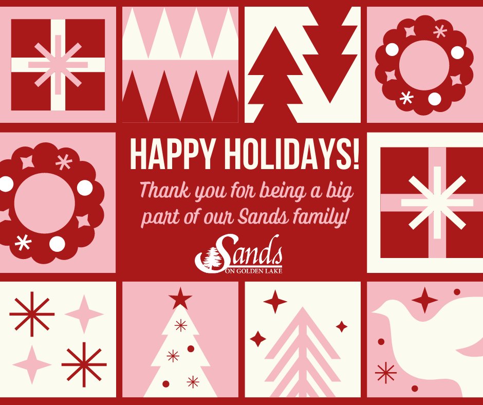 Wishing all of our Sands family a very Merry Christmas and Happy Holidays!