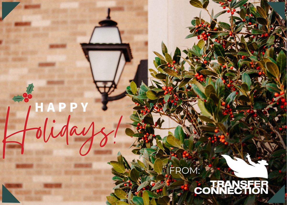 Wherever you are &amp; whatever you celebrate, we hope this season is one full cheer❄️✨❤️

Happy Holidays from your friends at Transfer Connection!👆