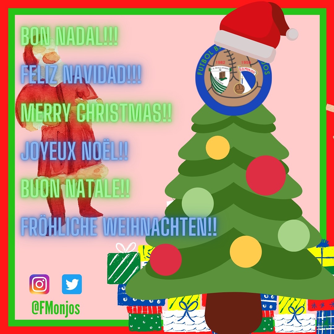 EL CLUB US DESITJA UN BON NADAL
<a href="/smmonjos/">Ajuntament de Santa Margarida i els Monjos</a> #FBMASCATARRO #ADMONJOS #feliznavidad
