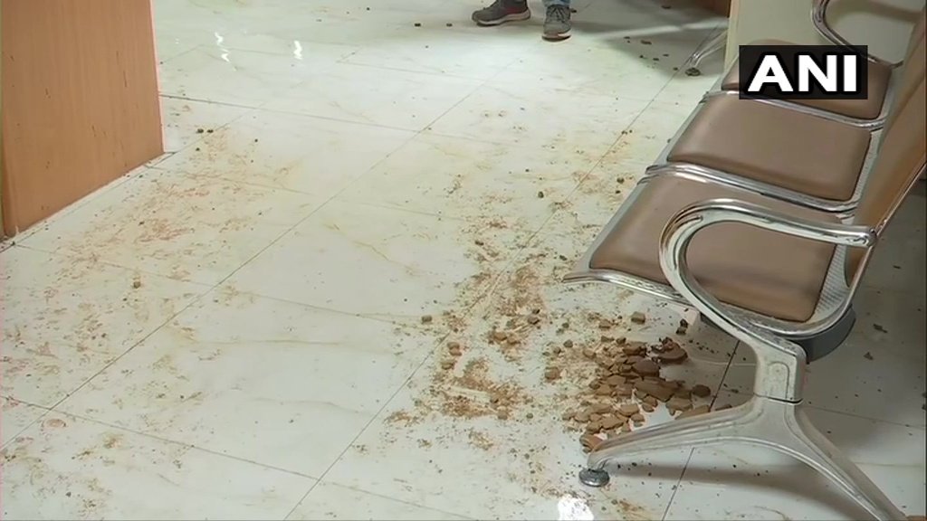 ANI's tweet photo. The goons of BJP entered the Delhi Jal Board office and vandalised it. They challenged me&amp;warned CM Arvind Kejriwal against supporting and speaking for farmers. There is CCTV footage. It's clear that this incident took place with help of Delhi Police: AAP's Raghav Chadha in Delhi https://t.co/MujvDk5rHi