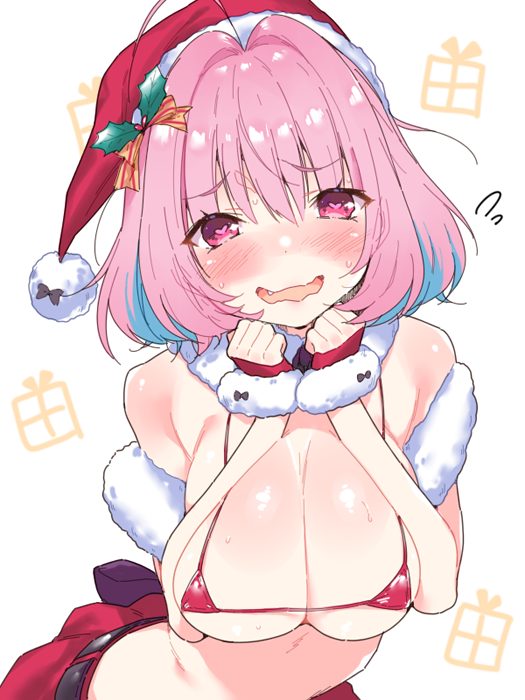 メリークリスマス、、、!!プレゼントをねだるりあむちゃんです、、、 