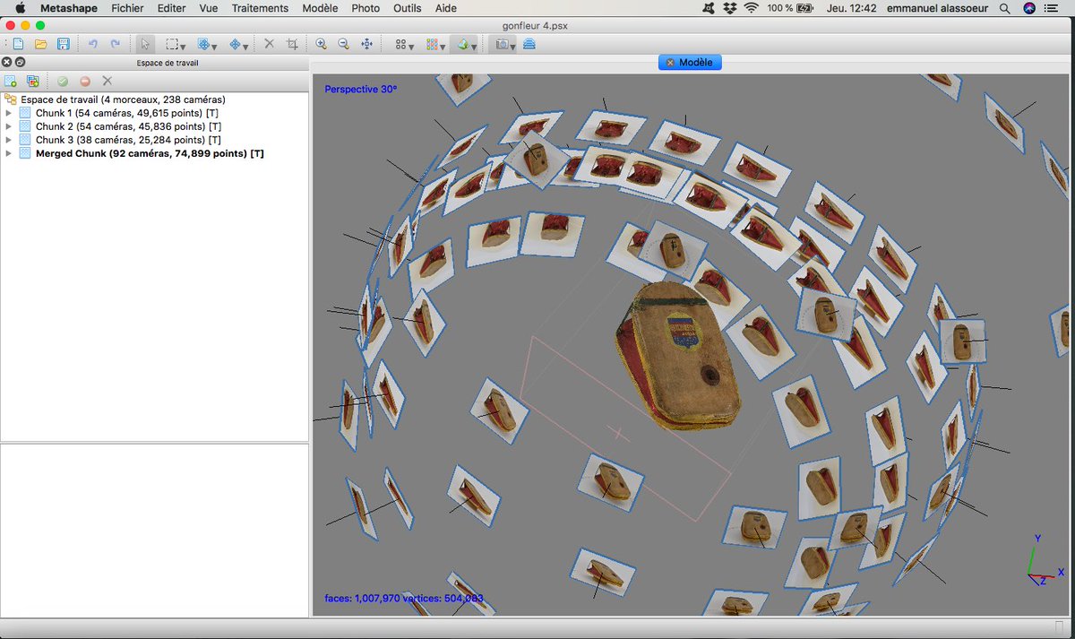 ealassoeur's tweet photo. Numérisation 3D par photogrammétrie d’un ancien gonfleur pour canots pneumatiques.
#canotage #3d #photogrammetrie #photogrammetry https://t.co/IJCsZUIoCe