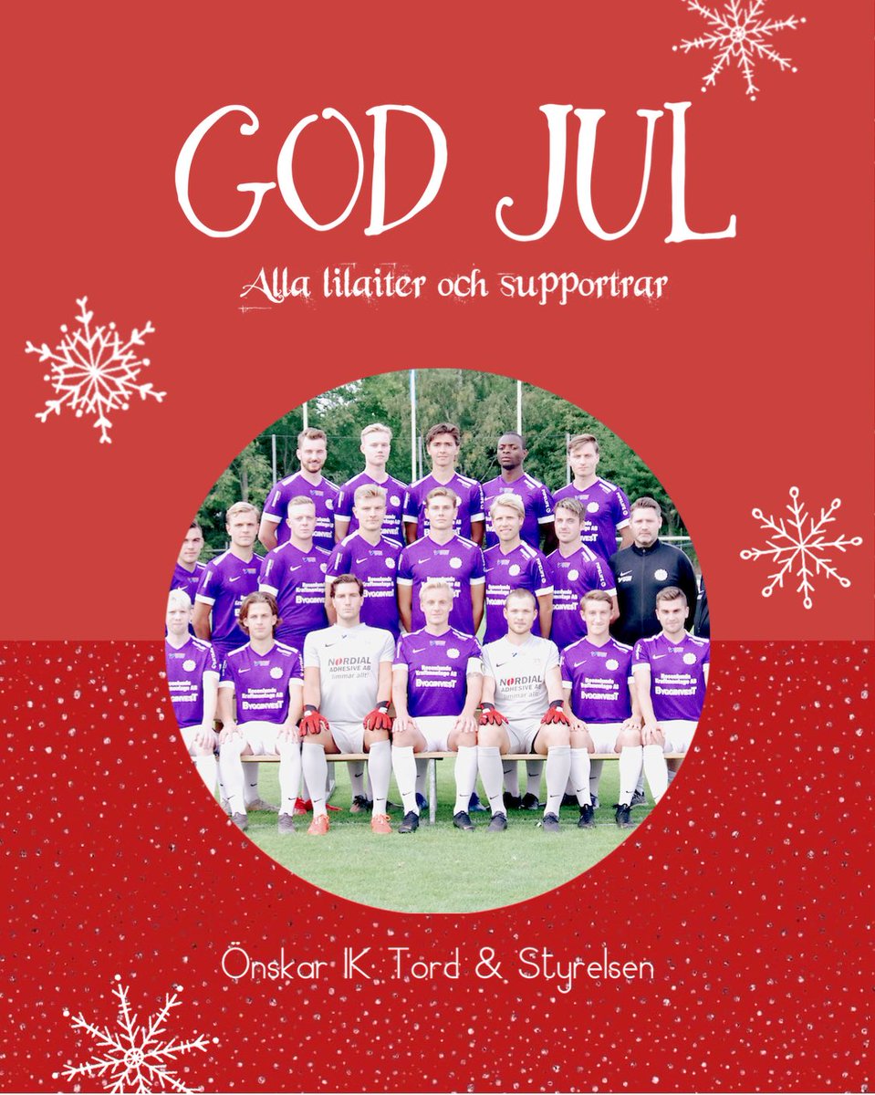 God jul alla Lilaiter!💜 
Håll avstånd, ta hand om er så gör vi det möjligt tillsammans att snart få se live fotboll på rosenlund igen! #iktord
