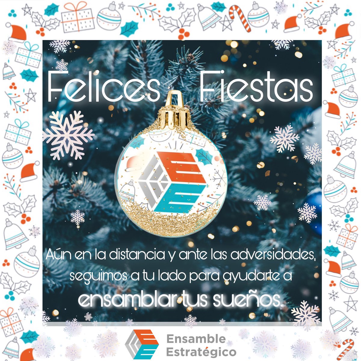 BernalCardell's tweet photo. Feliz Navidad! Seguimos creando estrategias disruptivas para ayudarte a alcanzar tus sueños @EnsambleEst https://t.co/ZIIHEjFRZr