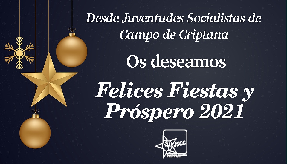 jscriptana's tweet photo. 😊😊Desde nuestra agrupación os deseamos unas felices fiestas y próspero año nuevo rodeados de familia y amigos.🥳🎄🎄🥳
#LaJuventudDeCriptana #jsCriptana https://t.co/JsVWI8C7nD