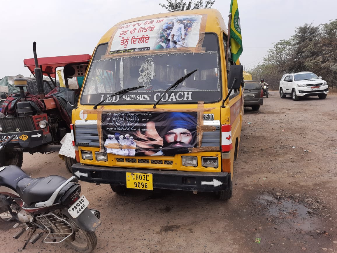 The terrorist Bhinderwala, Who had been k!lling Hindus across the world with his Khalistani network and today the terror network is killing more and more people, Guess why are these alleged farmers so fond of a terrorist? Or is this a protest for terrorist?3/4