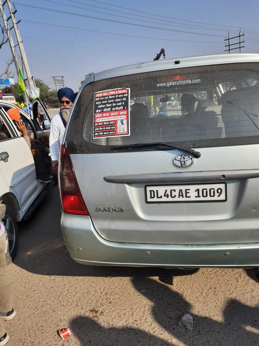 Just reach the text and hatred and contempt for others and ask yourself,Is this a farmer's protest or a protest by the terrorists of Bhinderwala?You just visit the place and you can seen these posters reflecting their aim without much efforts.Decide yourself.4/4END.