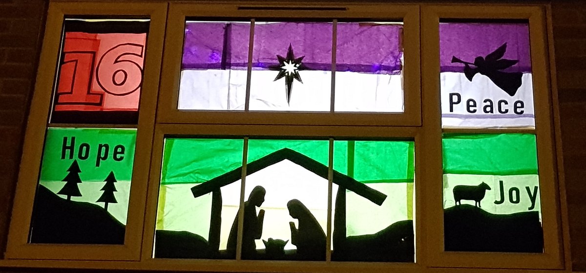 ShopPrices's tweet photo. @ShopPrices  Beautiful Advent window done by Ruth Savage using Black card and Tissue paper purchased all from our shop. Thank you for your support and stay safe. https://t.co/hoydLO1bGV