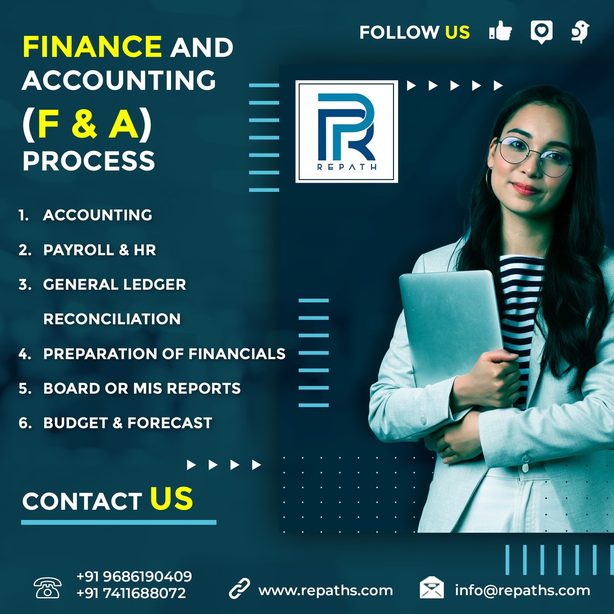 RepathL's tweet image. Need help with Finance and Accounting Process..? We are happy to help you.!

Contact Us For More Details:
+91 9686190409
+91 7411688072

Visit Us: repaths.com
#finance #accounts #payroll #hr #reports #registredfirm #process