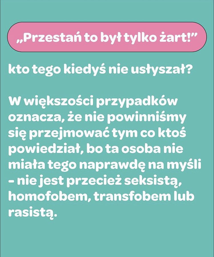 to nie są ,,tylko żarty”