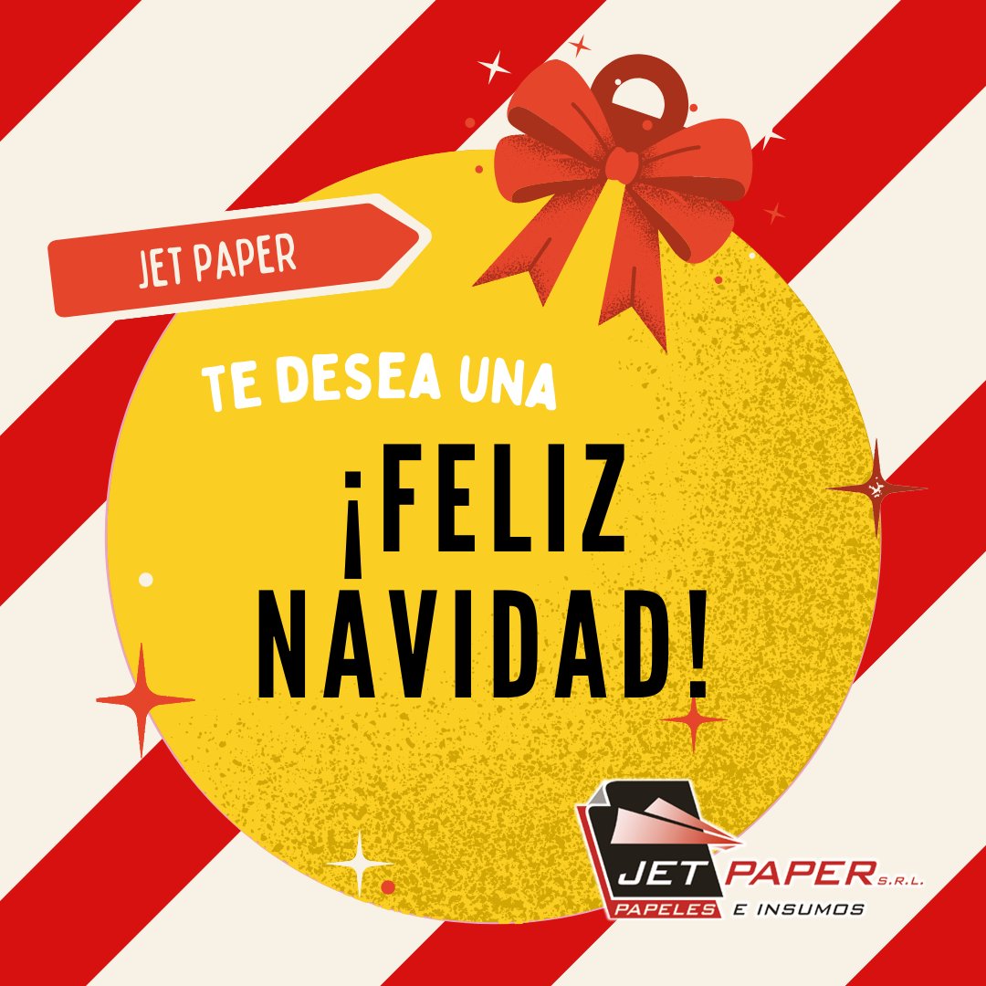 JetPaperSRL's tweet image. 🎄 La Navidad es un momento especial para disfrutar con todos tus seres queridos, difundir la divinidad y alegrarnos, ¡Feliz Navidad!!! 

jetpaper.com.ar