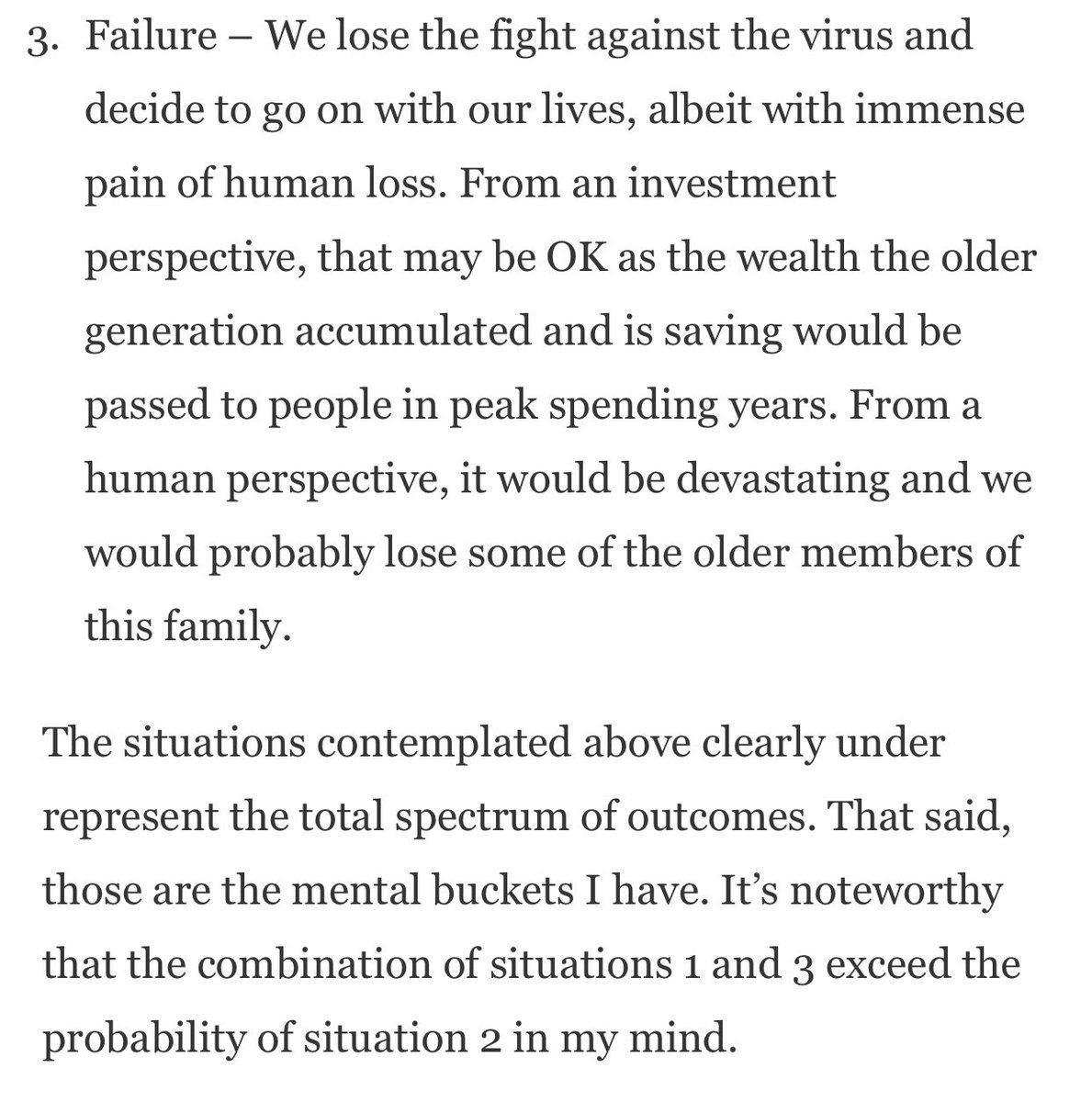 13/ I am also not claiming I bottom ticked the call. I bought on the way down. Which is why I acknowledge that I may just be the idiot that was bailed out. But, if  @MasaSonCap wants to use a letter I wrote early in the month against me, then it’d be nice to highlight