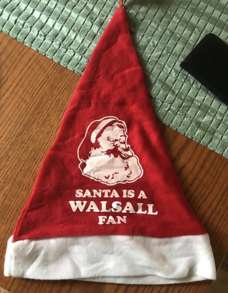 chemistrysmit's tweet photo. He must be, he wears Red and White.  Merry Christmas one and all!  @WFCOfficial https://t.co/dFjZ8tsfml