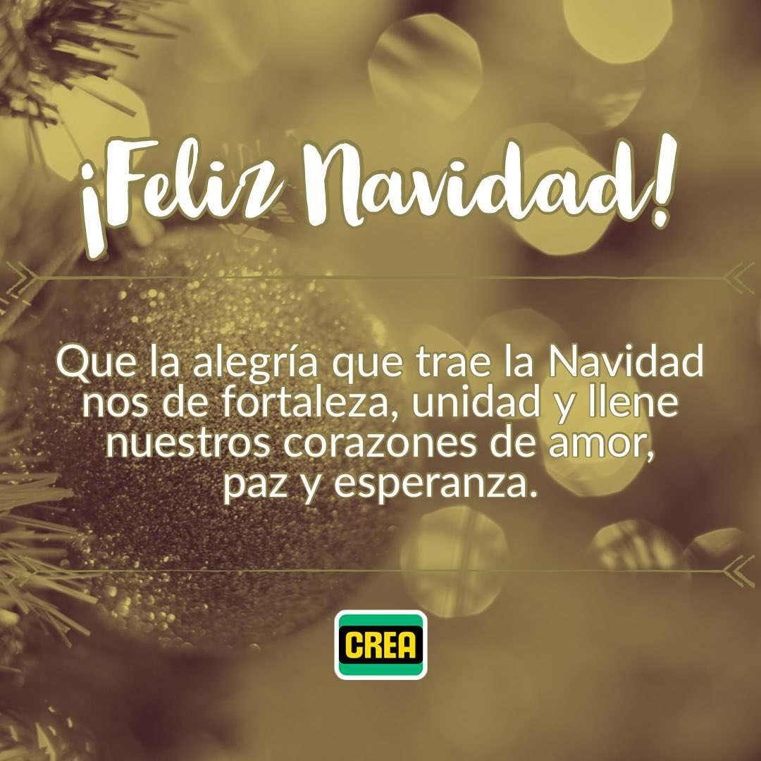 Desde la Asociación de Grupos CREA del Paraguay queremos expresar nuestros sinceros deseos a nuestros miembros y amigos de esta gran familia, ¡Feliz Navidad!

#SomosCREA