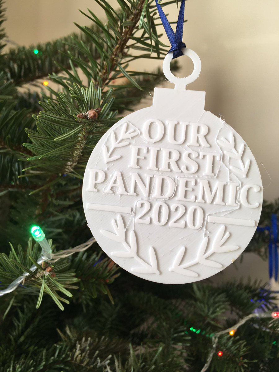 BHTMHservices's tweet image. Clever member of @BHT_Sussex staff made this 3D #bauble . Who’d have thought this would be a thing!? #firstpandemicchristmas and hopefully #thelast #2020 #notquitewhatwehadinmind