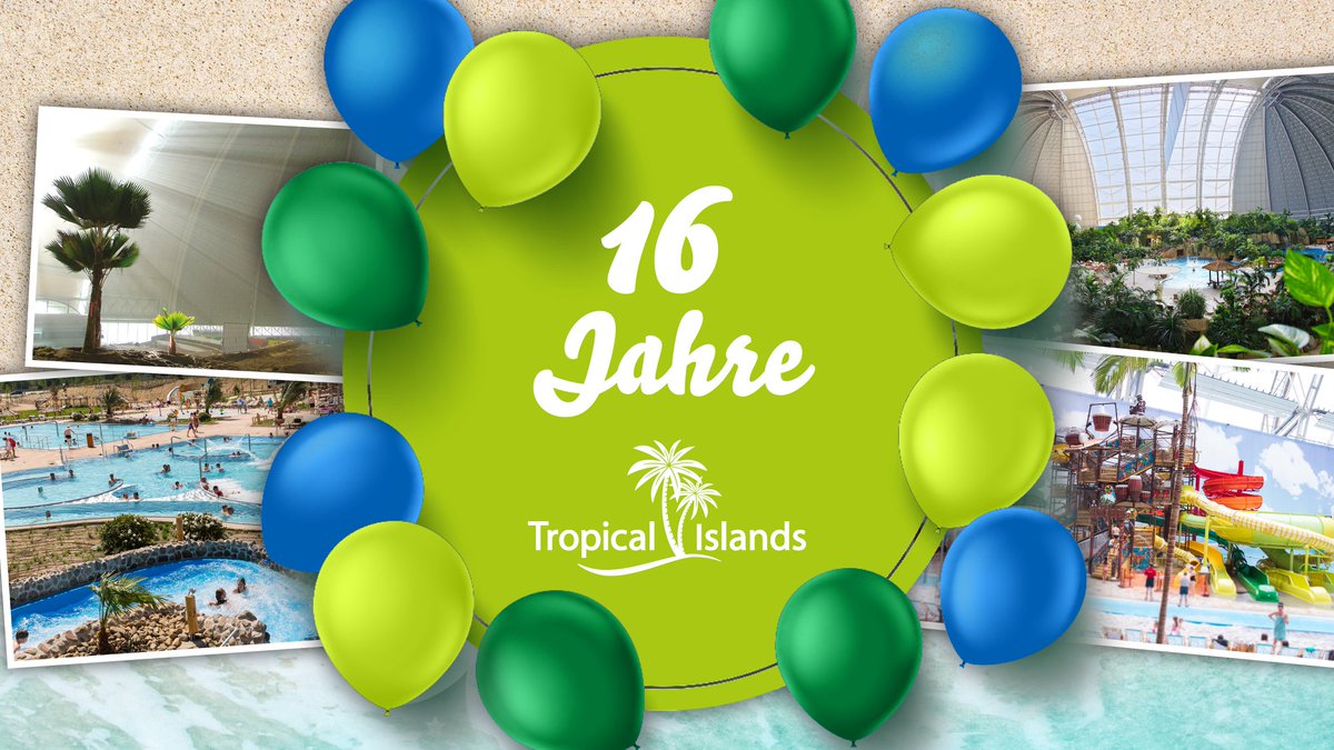 2020 feierte Tropical Islands sein 15 jähriges Bestehen.