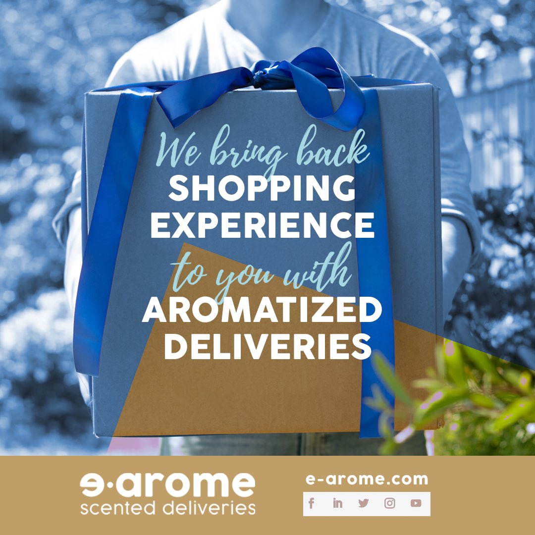 earome_20's tweet photo. E-commerce has moved away customers from shops. We bring back shopping experience to customers with aromatized deliveries. Take a look at our web: https://t.co/Xpnz0bHwJf https://t.co/sbZoEszkGn