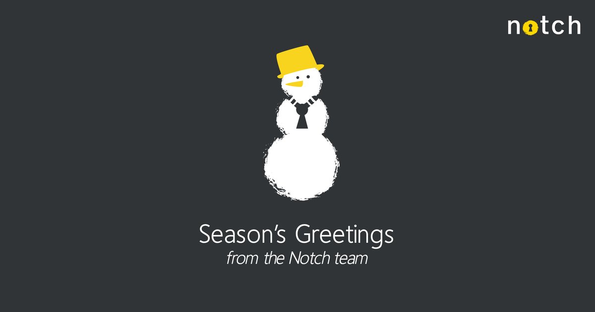 NotchCom's tweet photo. Merry Christmas from the Notch team! 🎄❄️🎅 Enjoy the festivities 💫 https://t.co/VyeMvo6k07