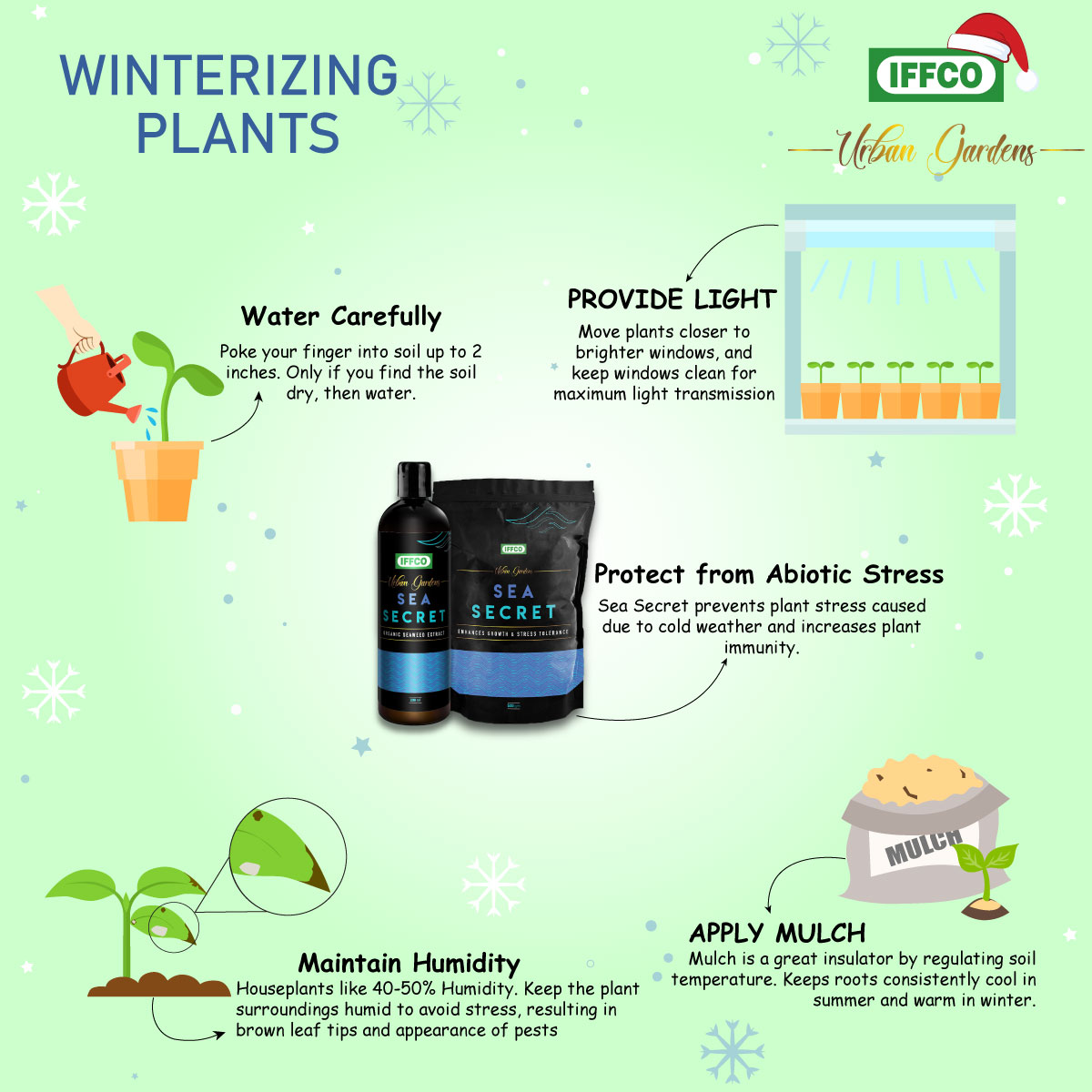iffcourbangrdns's tweet photo. Don't stop gardening just because it's winter! There is still a tonne of things you can do to keep your garden looking great.
#IffcoUrbanGardens #Iffco #WinterizingPlants #SeaSecret #urbangarden @IFFCO_PR @IFFCOBAZAR @myurbangreens @iffcokisan https://t.co/mybLbBdN4p