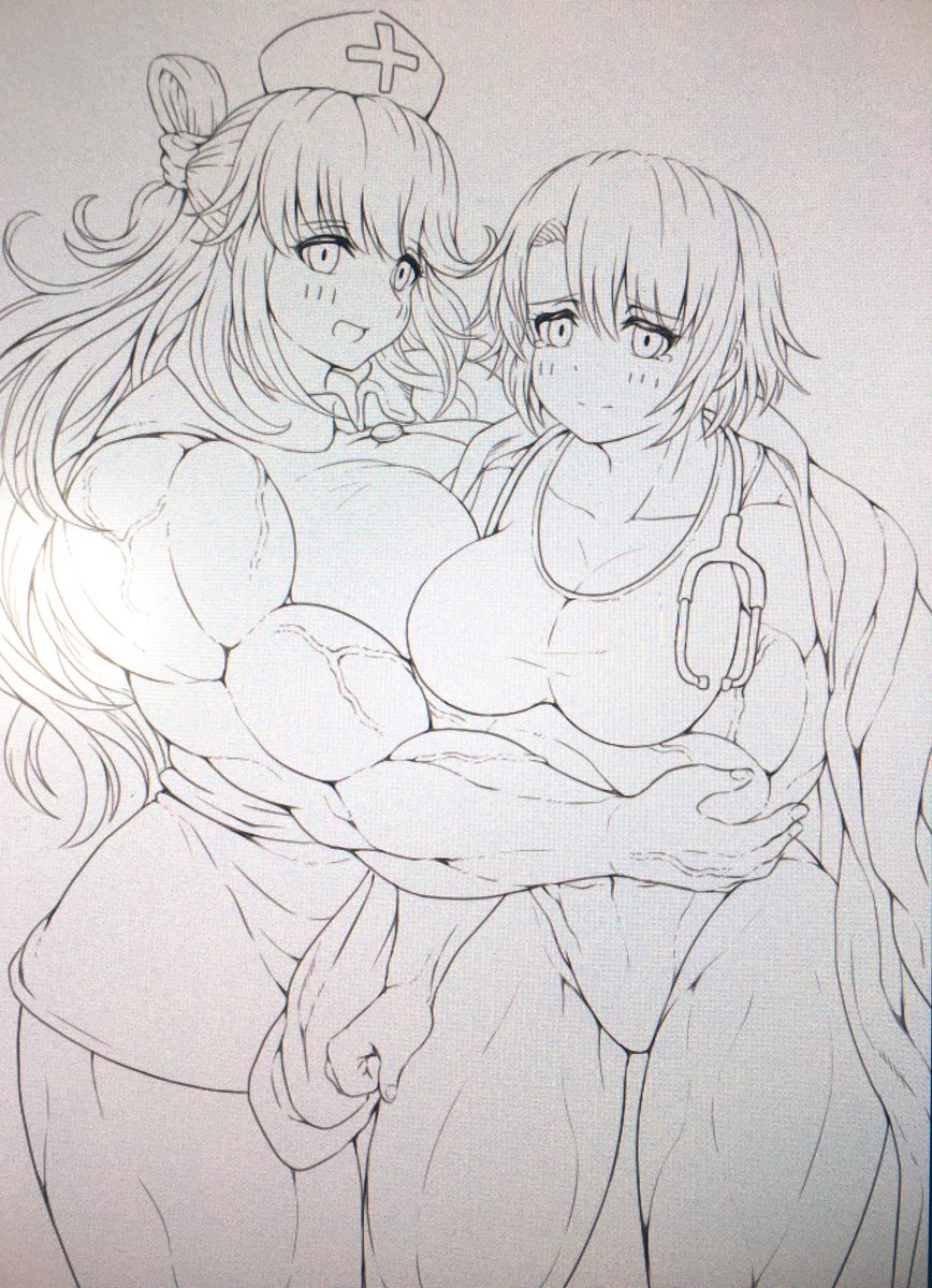 線画出来ました。
ほとんどリビドーで描いてます 