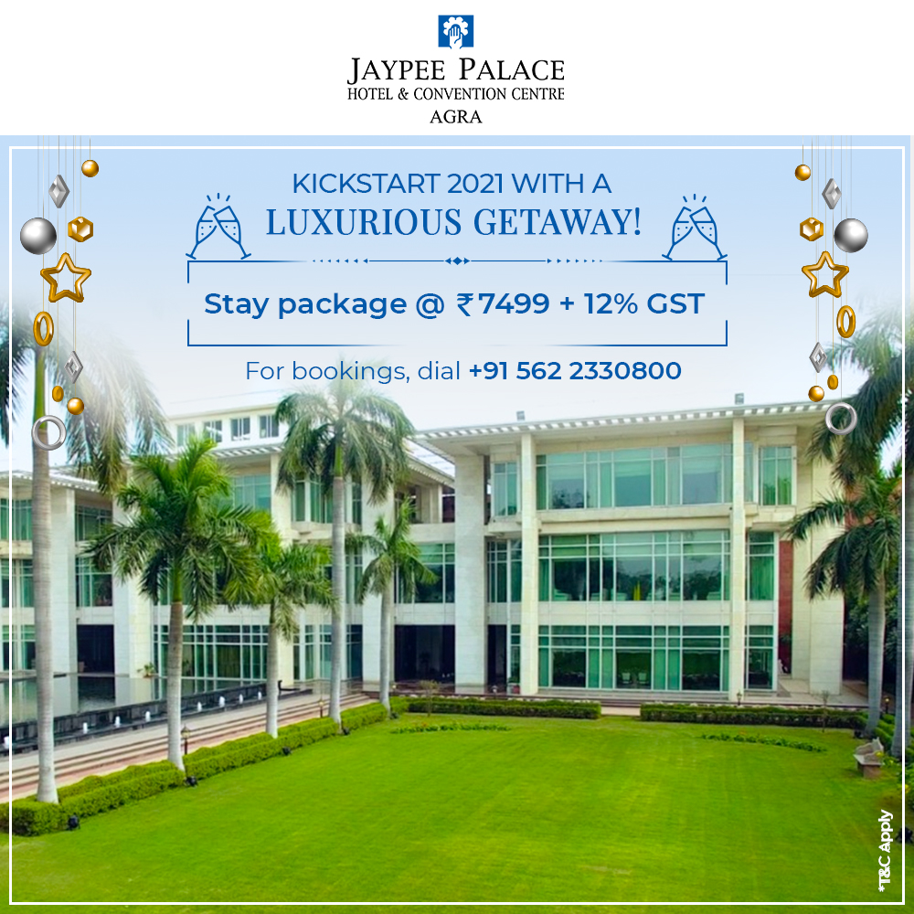 jaypeehotels's tweet photo. #2021 is right around the corner, so come celebrate the start of a new year with our special #staypackage. Avail of benefits &amp; enjoy every moment with your loved ones in a safe, peaceful environment. Dial +91 562 2330800 or visit https://t.co/oOzDsUR88U

#NewYear2021 https://t.co/OJsduJUBNS