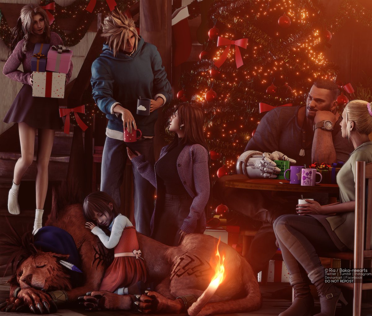 It's beginning to look a lot like Christmas~ 🎶

#FinalFantasyVIIRemake #FF7R #FF7Remake #FFVIIRemake