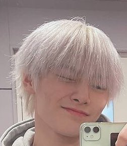 HEREF0RSKZ's tweet image. jeongin: i bleached my hair twice and it didn't hurt !!

his hair: haha yeah it did