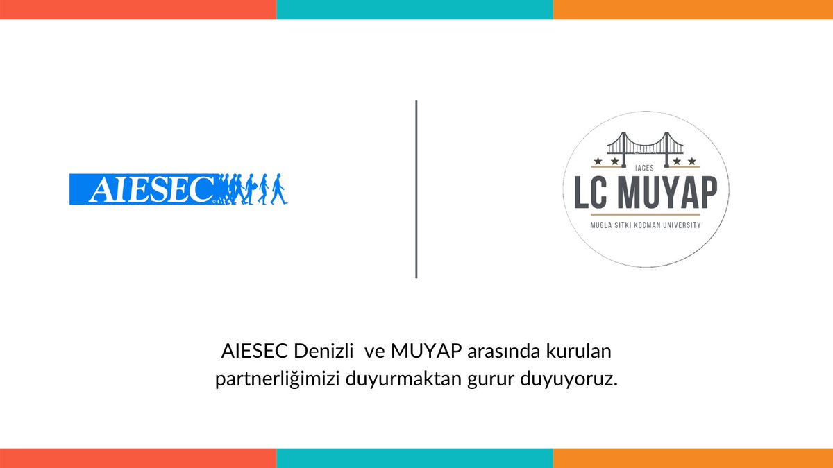 AIESEC Denizli (@aiesecdenizli) on Twitter photo AIESEC Denizli ve MUYAP (<a href="/muyap_/">IACES LC MUYAP</a> ) arasında kurulan partnerliğimizi duyurmaktan büyük mutluluk duyarız. AIESEC Denizli ve MUYAP (<a href="/muyap_/">IACES LC MUYAP</a> ) arasında kurulan partnerliğimizi duyurmaktan büyük mutluluk duyarız.
