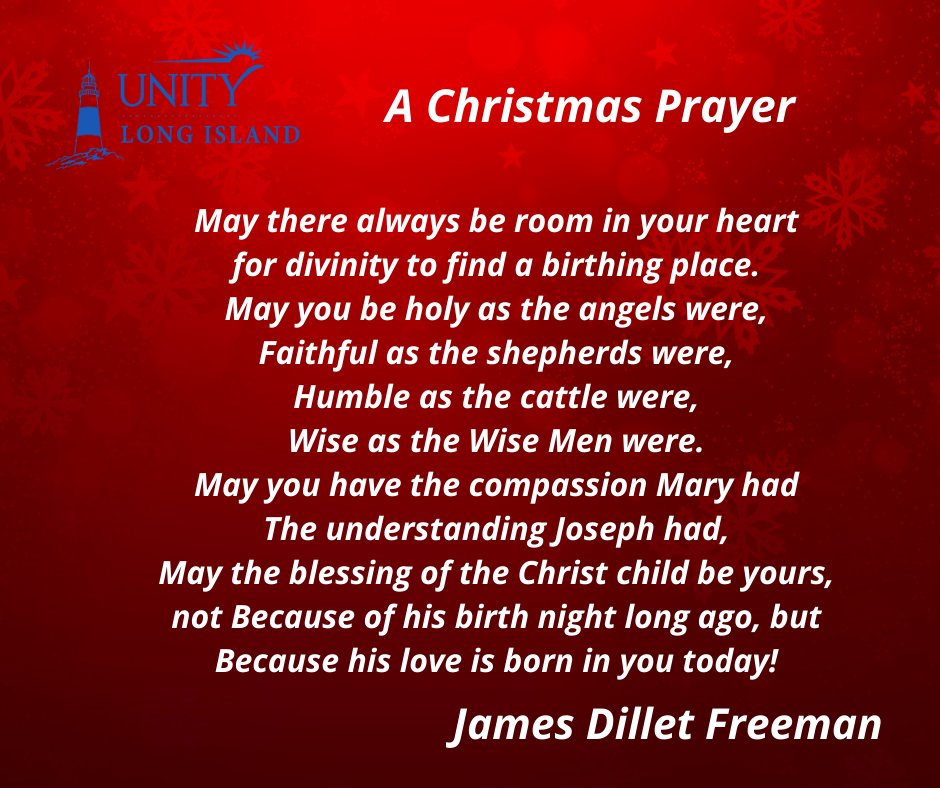 A  Christmas Prayer, May there always be room in your heart
for divinity to find a birthing place.
- mailchi.mp/1af8d1f53491/a…