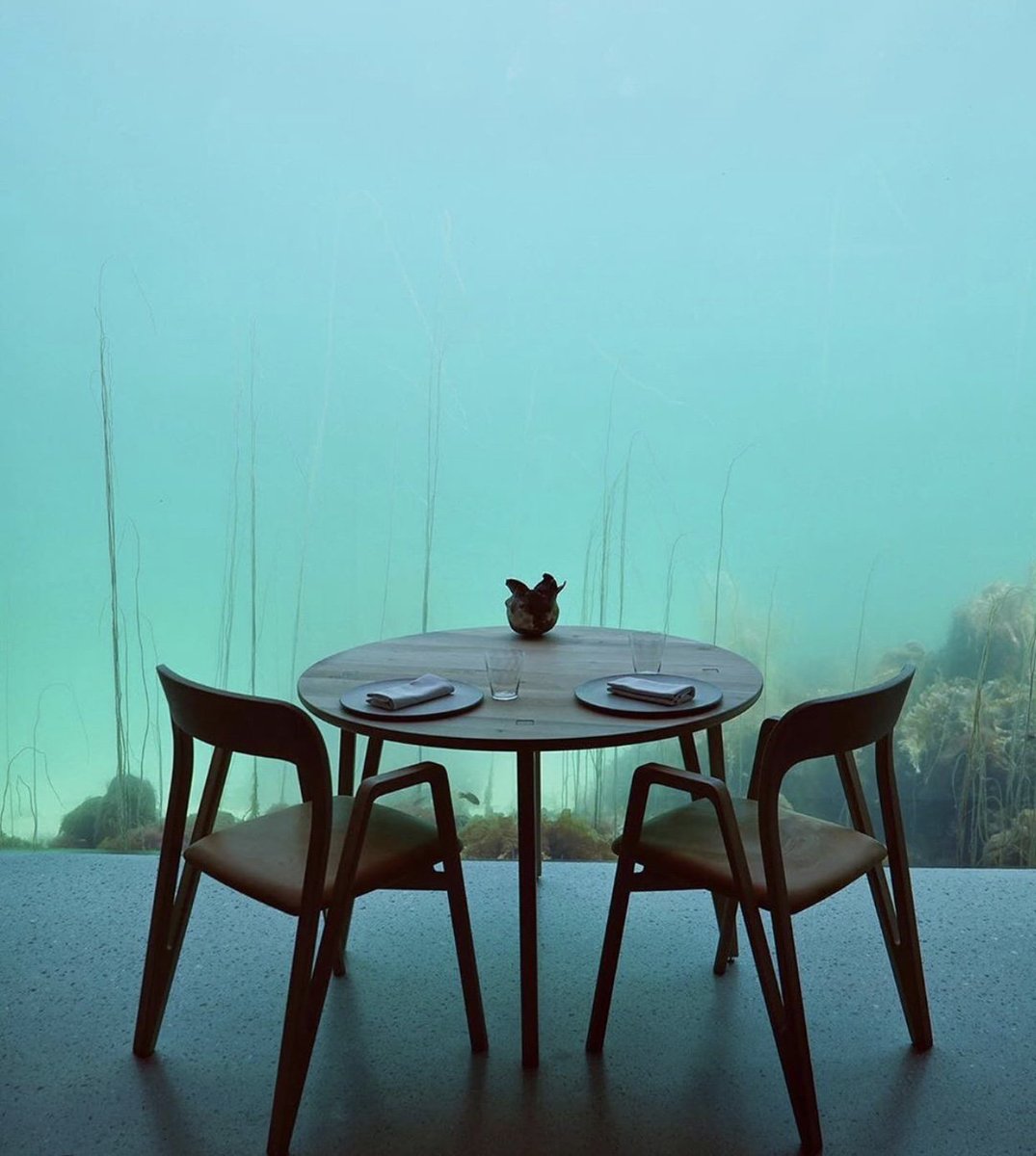 Norveç'de bulunan Avrupa'nın ilk, dünyanın ise en geniş su altı restoranı.  

Tasarım: Snøhetta