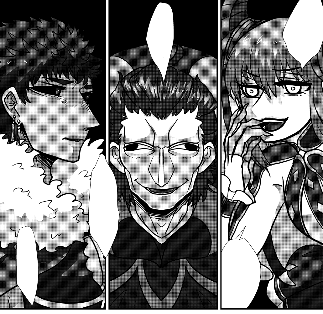 言い出しっぺというやつなので普段描いてないけど今までに描いたFGOキャラたち…の中でも再掲ほとんどしてない絵たちだぜ!他にも1回だけ描いた鯖とかいっぱいいるんだけども 