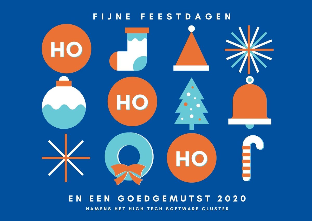 We wensen u en al uw dierbaren namens het High Tech Software Cluster een warme en liefdevolle kerst toe. #fijnefeestdagen #brainport